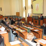 Sala obrad podczas Konwentu Przewodniczących Sejmików 