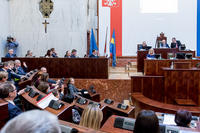 sala obrad podczas II sesji Sejmiku