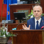 Wystąpienie Wicemarszałka Województwa Dariusza Starzyckiego podczas sesji Sejmiku
