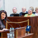 Wystąpienie Izabeli Domogały, Członka Zarządu Województwa Śląskiego podczas Uroczystej sesji Sejmiku
