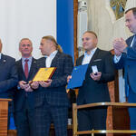 Bracia P. i Ł. Golcowie ze Złotą Odznaką Honorową za Zasługi dla Województwa Śląskiego