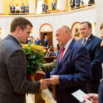 Wręczenie Witoldowi Bańce złotej Honorowej Odznaki za Zasługi dla Województwa Śląskiego