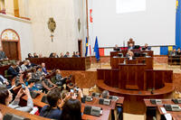 Sala Sejmu podczas obrad na XVIII sesji Sejmiku
