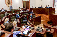 Sala Sejmu podczas obrad na sesji