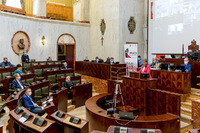 widok sali obrad podczas sesji Sejmiku