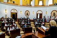 sala Sejmu podczas obrad na sesji
