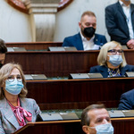 w ławach na sali Sejmu zasiadają radni